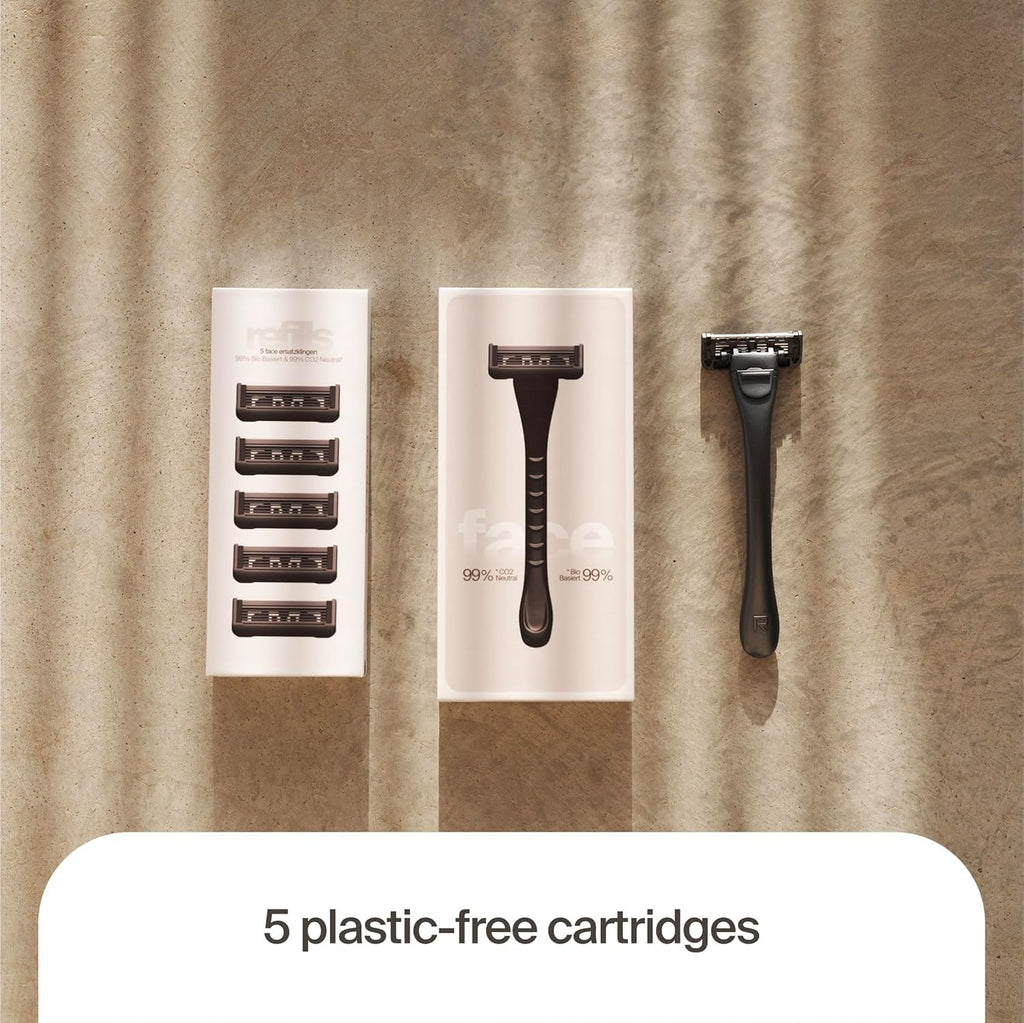 5 Plastic-Free Cartridges, 5 Blades R49218