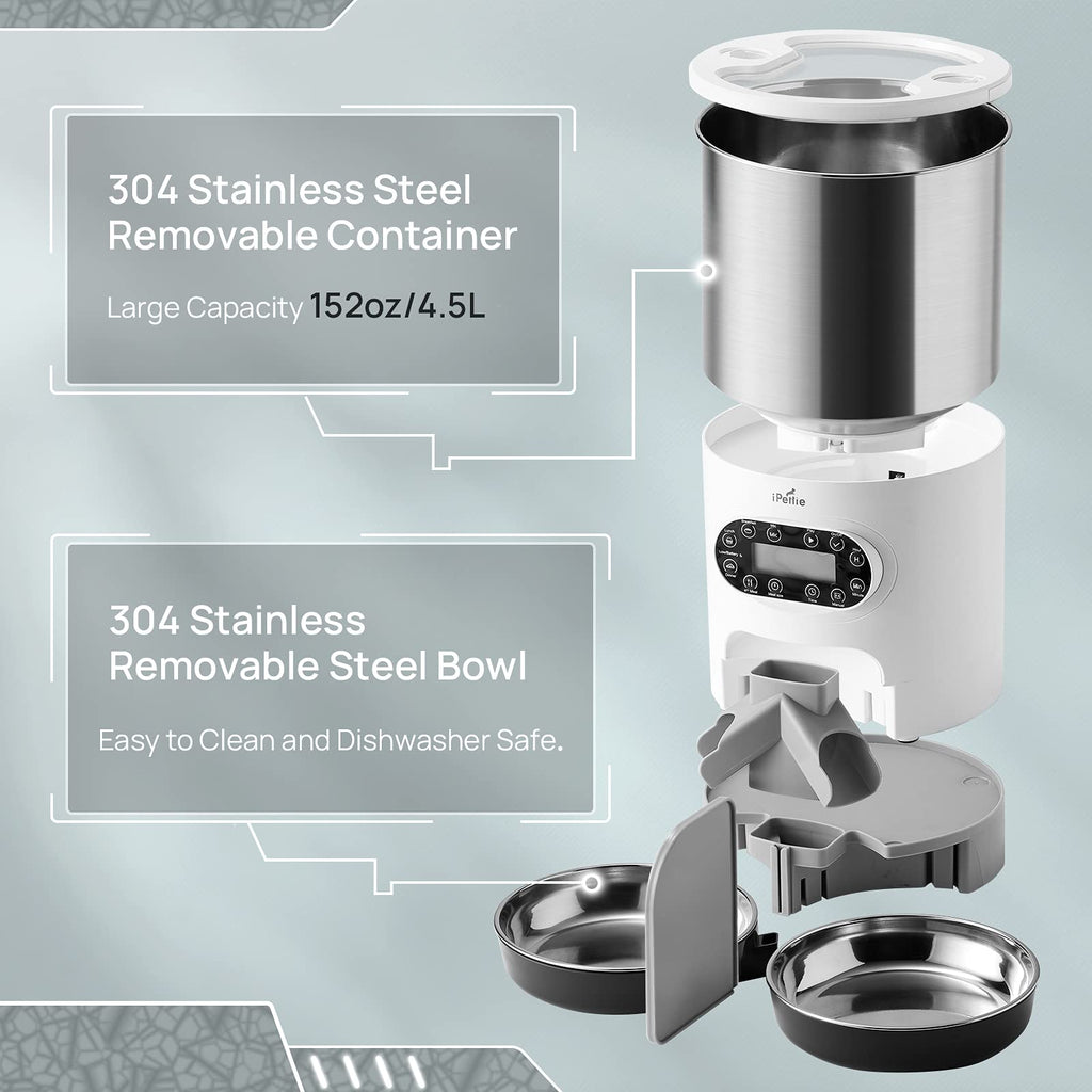 Automatic Pet Feeder with 4.5L Capacity W689