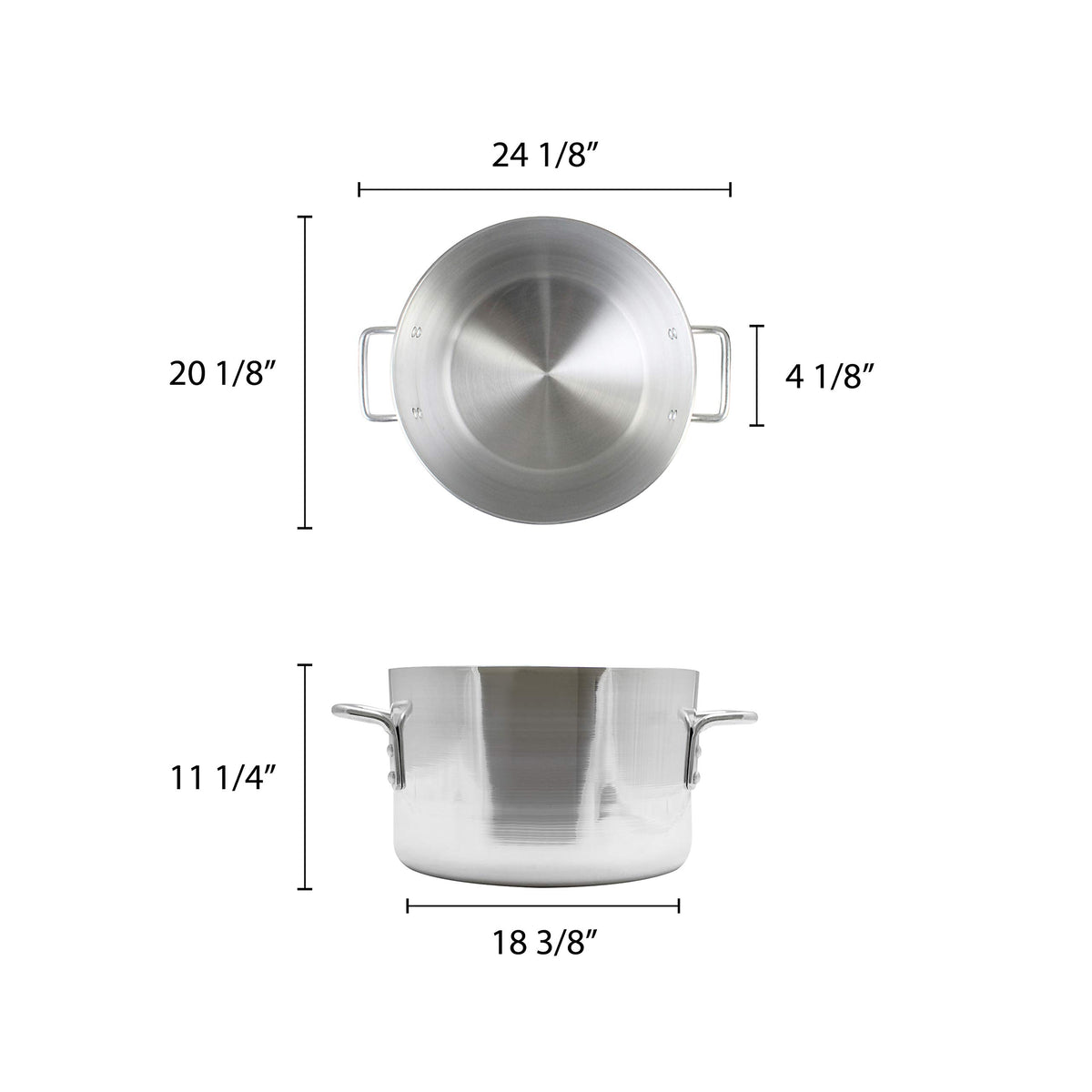 60 quart Aluminum Sauce Pot Z918