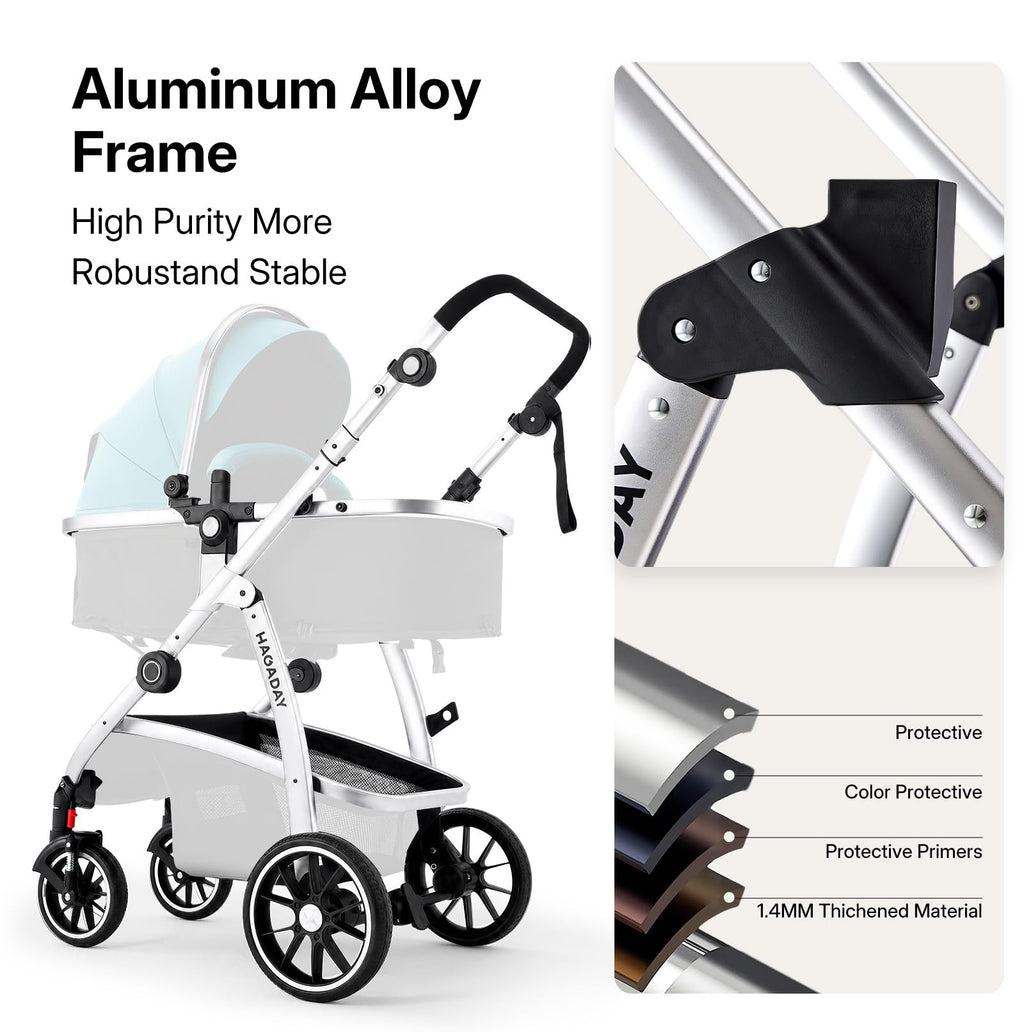 2-in-1 Reversible Baby Stroller Y877411