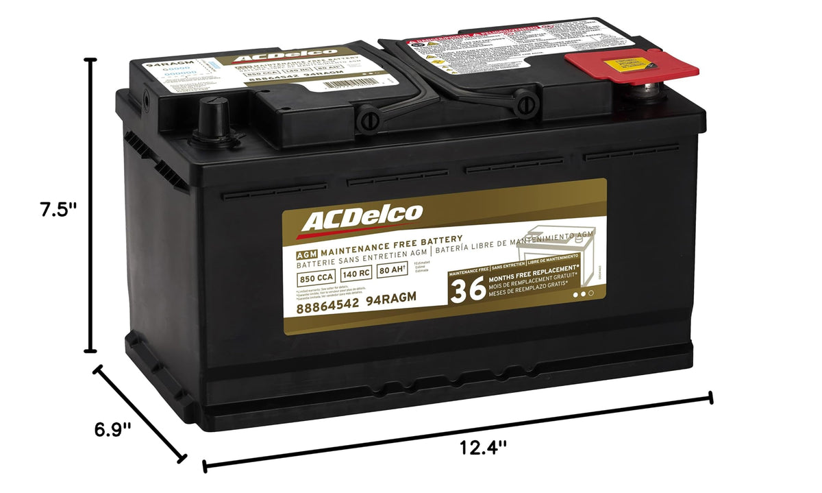 AGM BCI Group 94R Battery J234534