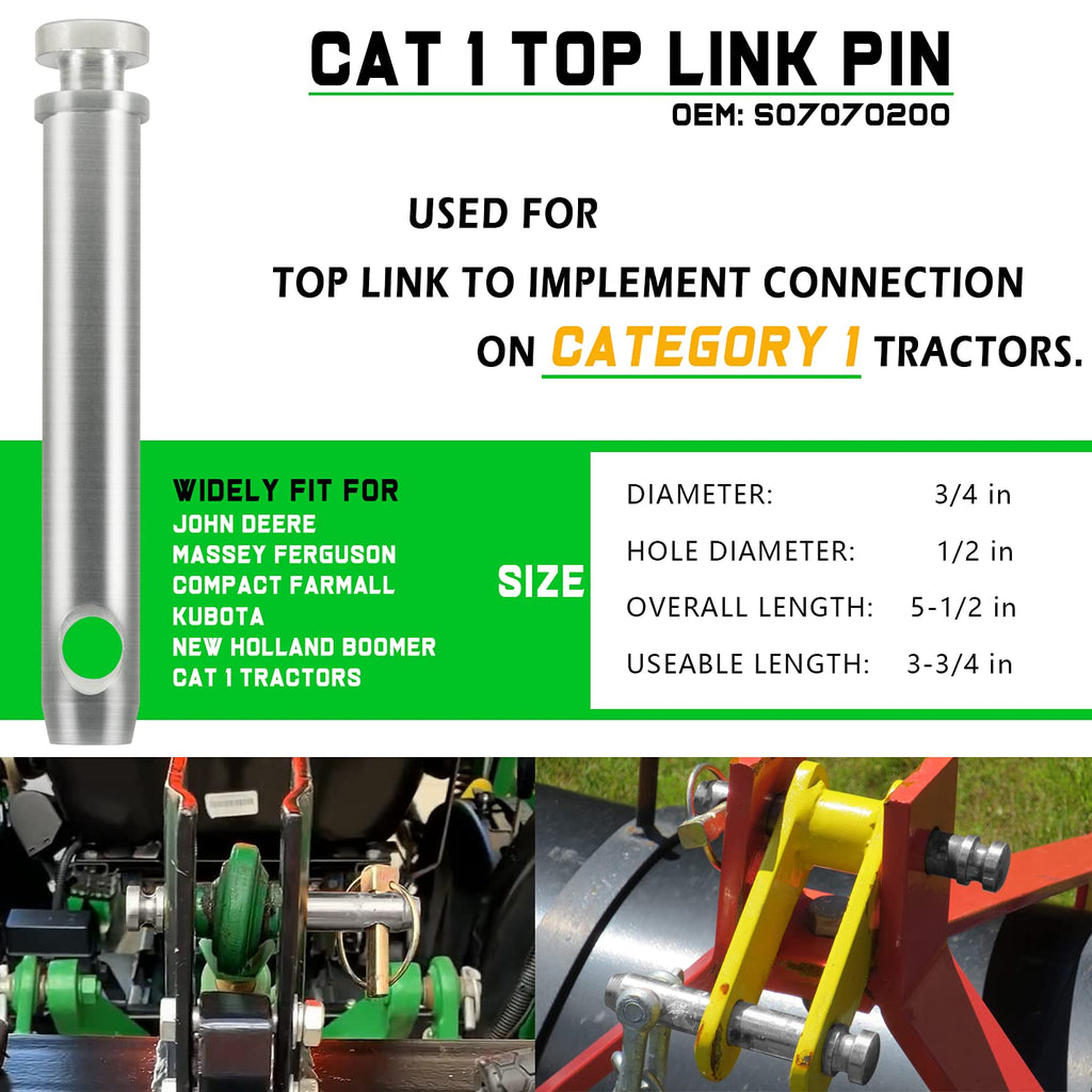 Quick Hitch Bushing Kit with Top Link and Lynch Pin B946