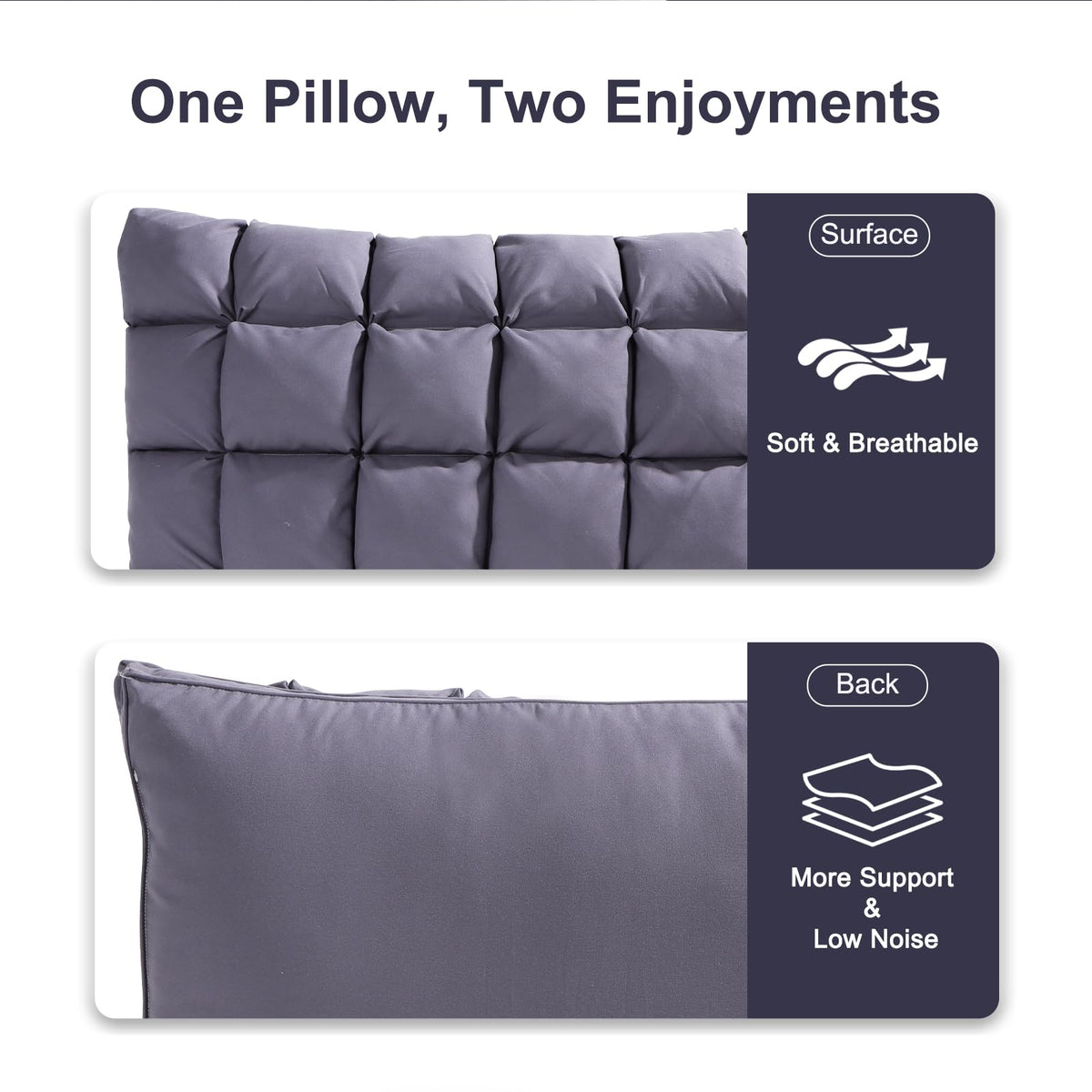 King Size Set of 2 Down Alternative Pillow Q82782