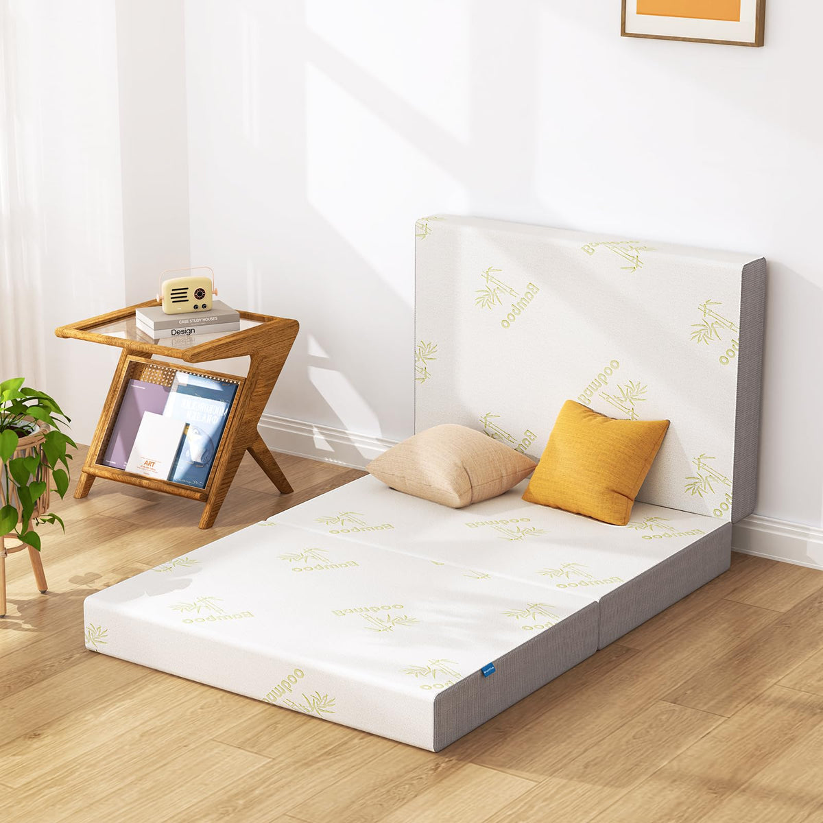 Twin 5 Inch Memory Foam Trifold Mattress M845370