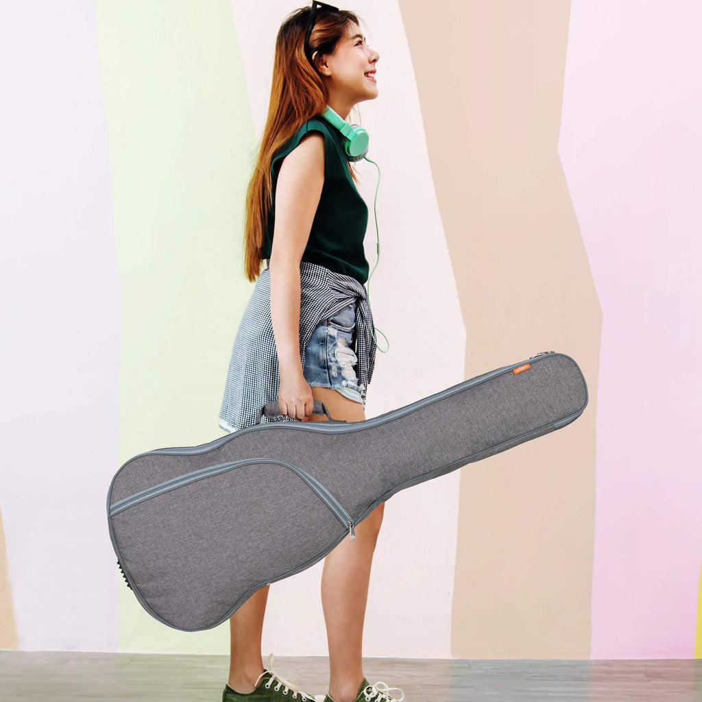 Waterproof Hardshell Acoustic Guitar Case with 3 Pockets I70117