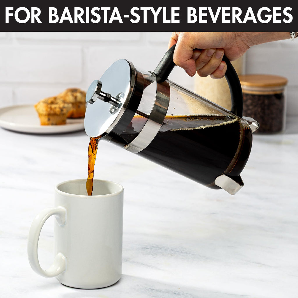 Borosilicate Glass French Press Coffee Maker 34-Ounces K374