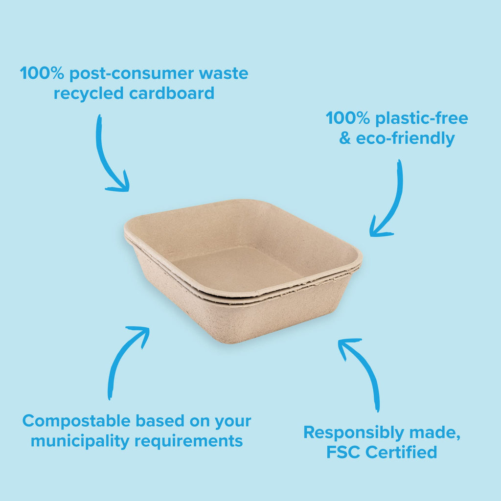 Large Disposable Cat Litter Box + Disposable Litter Scooper V179523