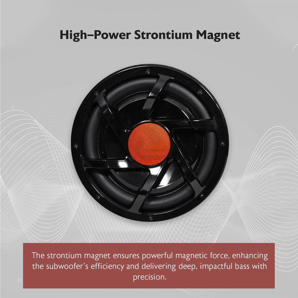 10" Powered Car Subwoofer with Enclosure L482