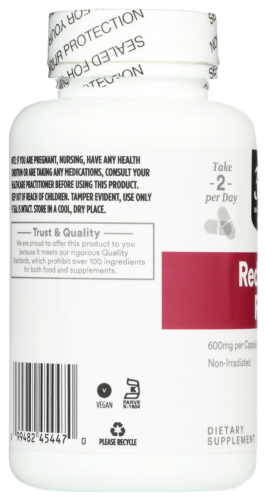 Red Yeast Rice 600mg 120 Count R226