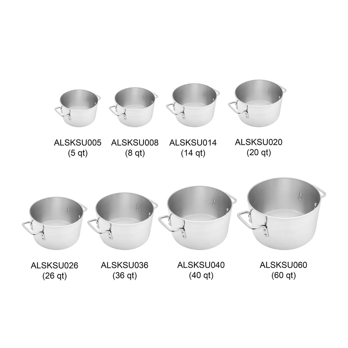 60 quart Aluminum Sauce Pot Z918