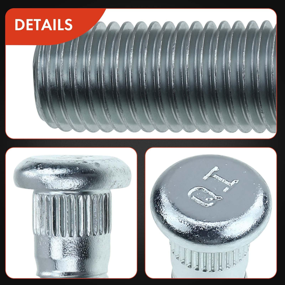 5Pcs M12-1.50 Wheel Studs C9237