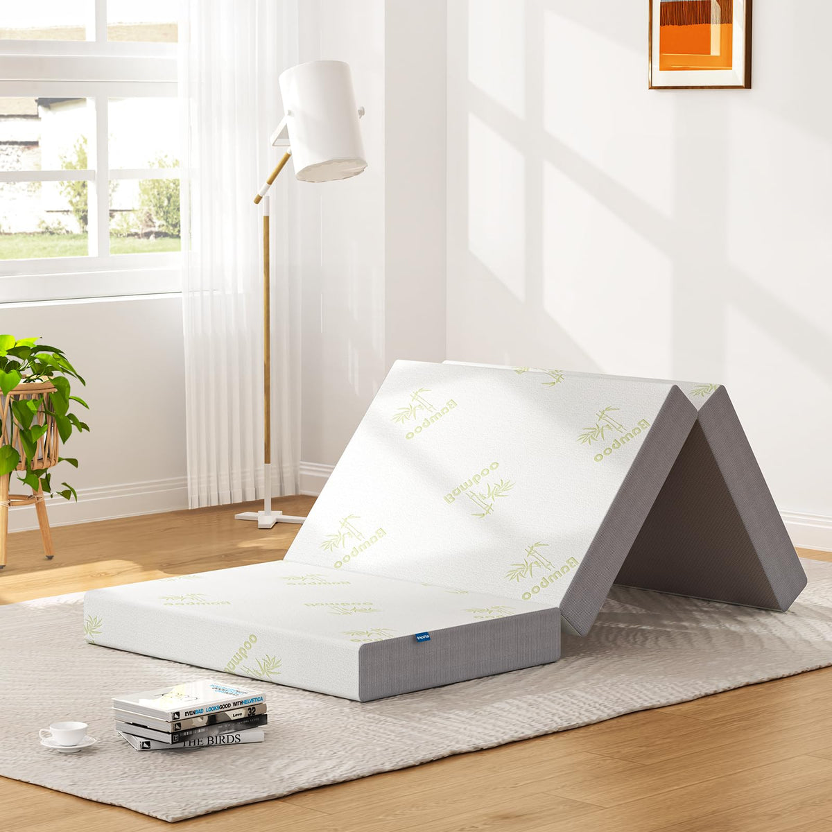 Twin 5 Inch Memory Foam Trifold Mattress M845370