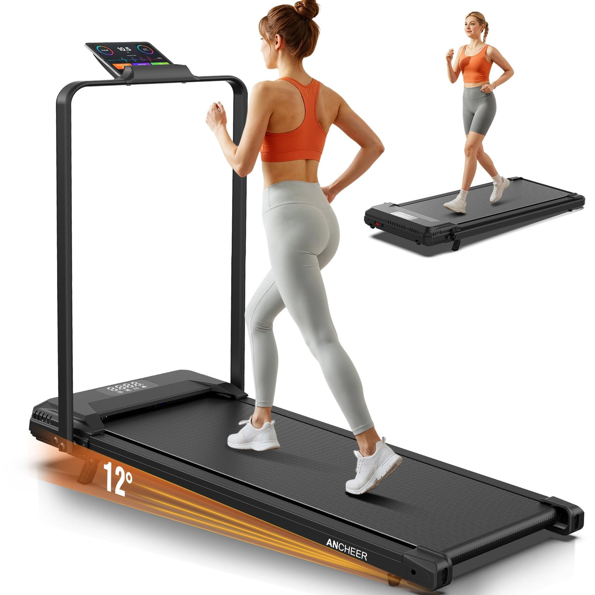 Foldable Treadmill with Incline B277835
