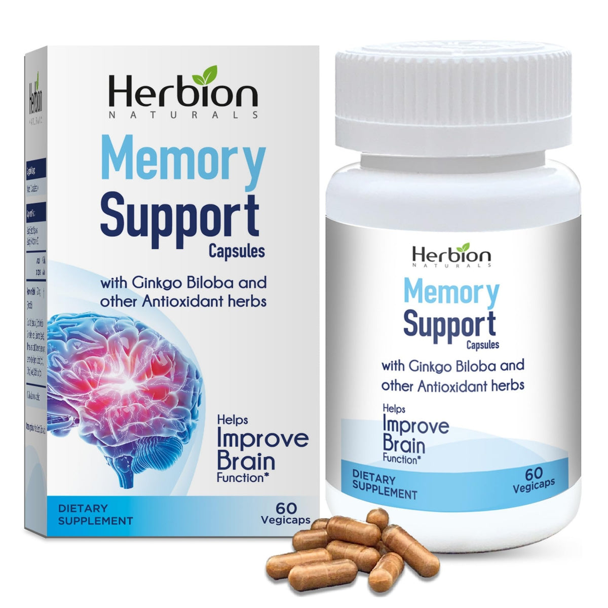 Ginkgo Biloba Capsules 60 Count H2474