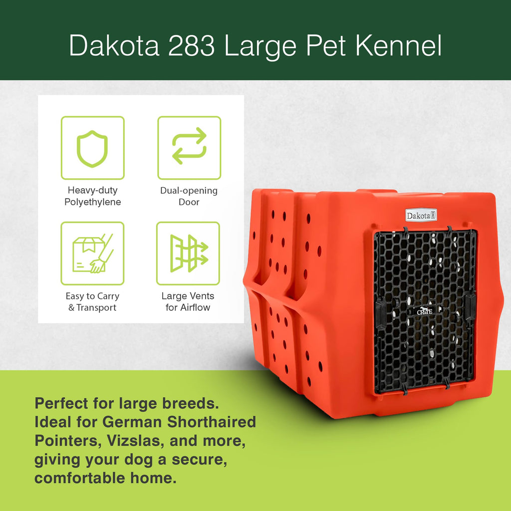 Orange Large Dog Crate E94412