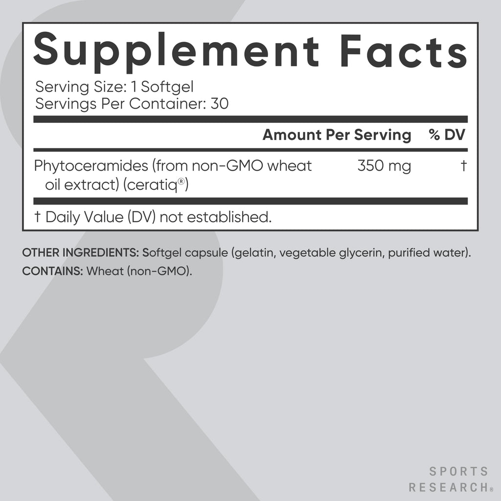 Phytoceramides 350mg 30 Softgels X90667