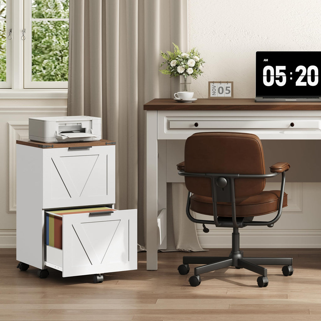 2 Drawers Rolling File Cabinet Q318497