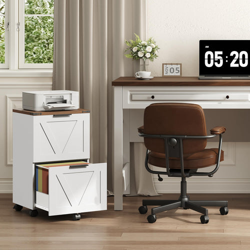 2 Drawers Rolling File Cabinet Q318497