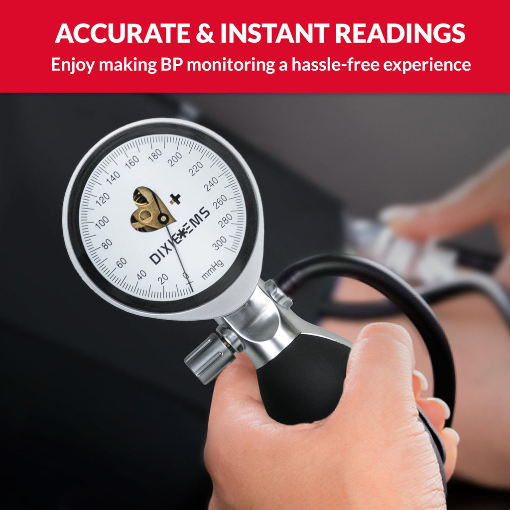 Black Aneroid Sphygmomanometer Blood Pressure Cuff W54771