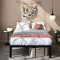 Queen Black Metal Platform Bed Frame T71361