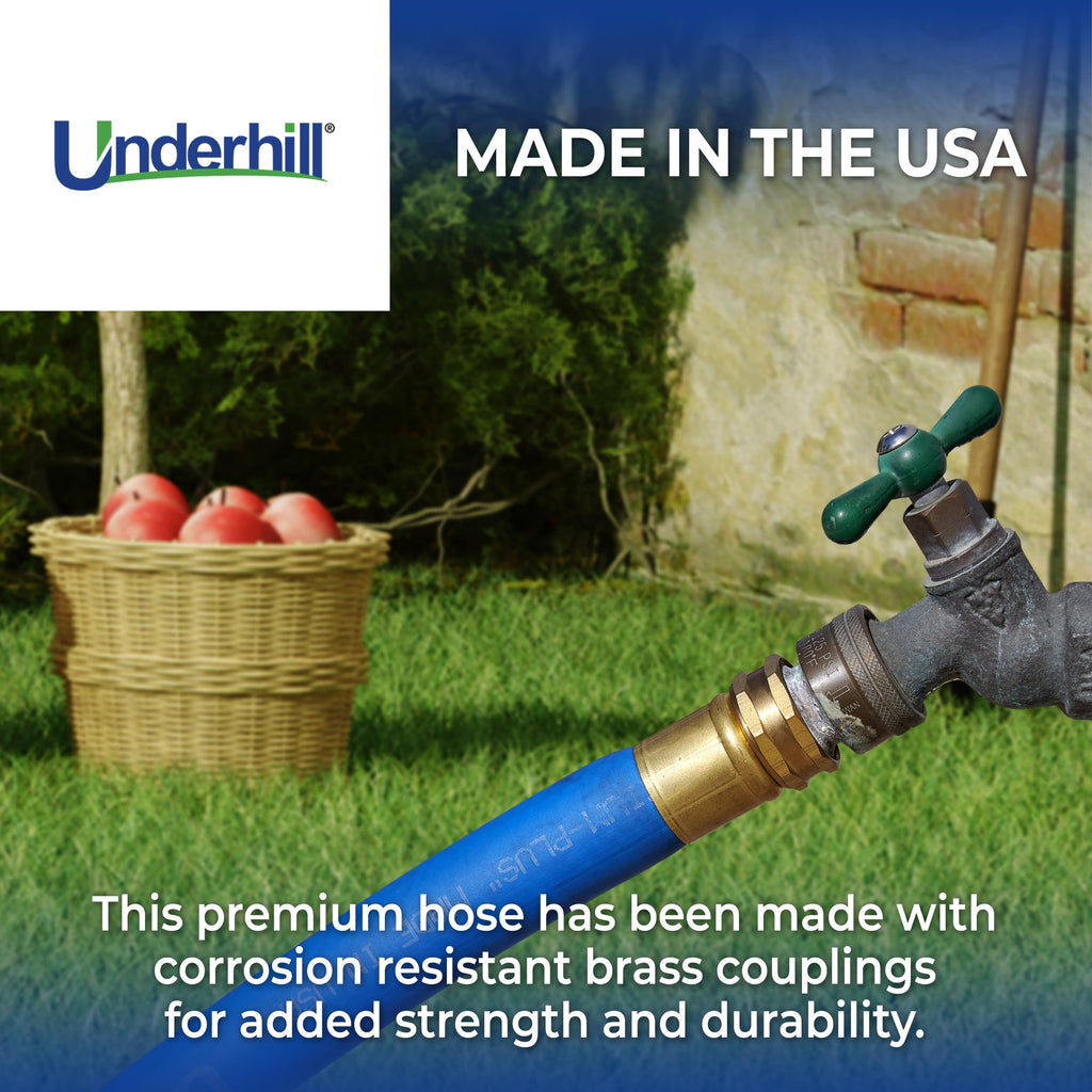 Blue 100 ft Lightweight Flexible Anti-Kink Garden Water Hose K842