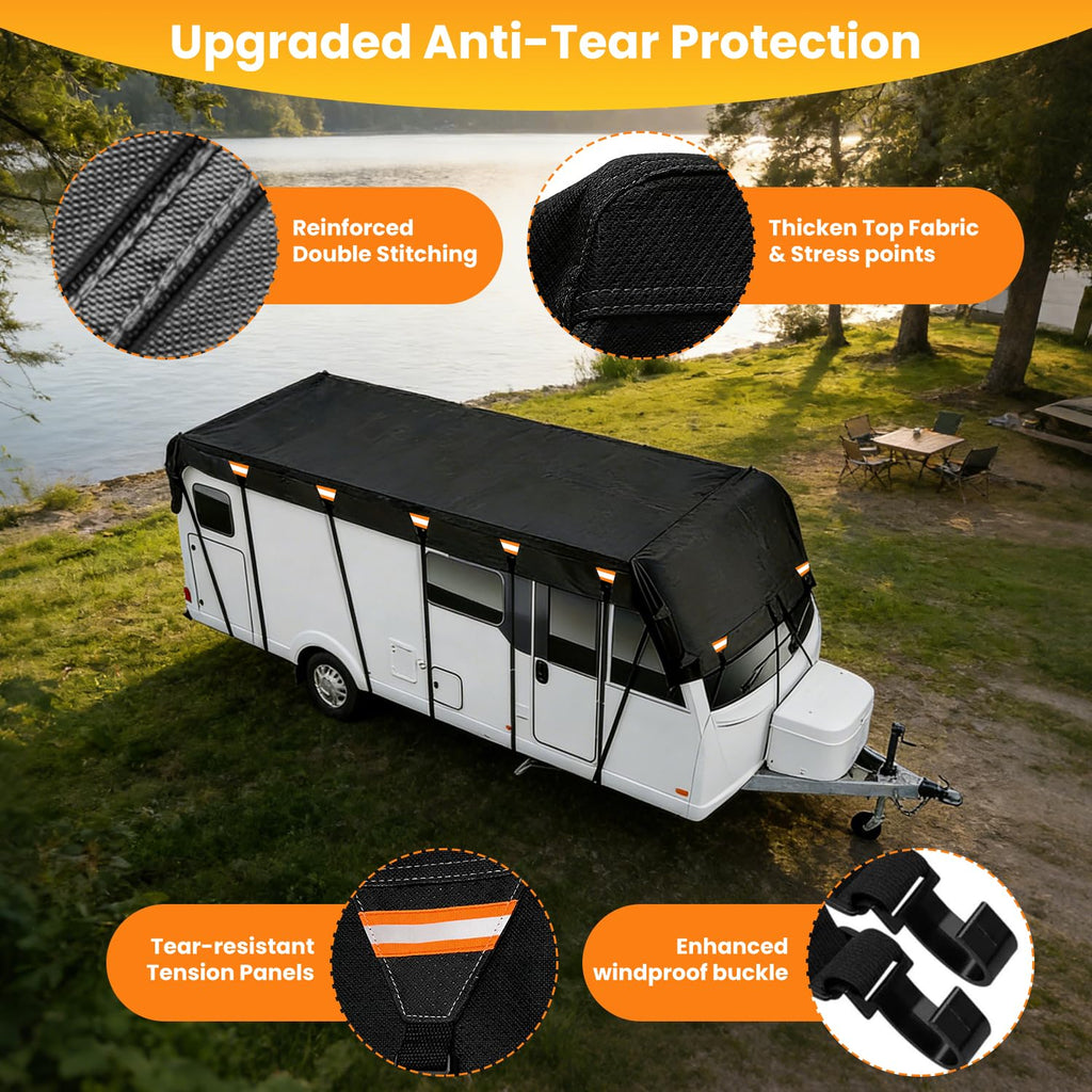 600D Waterproof RV Roof Cover X7139