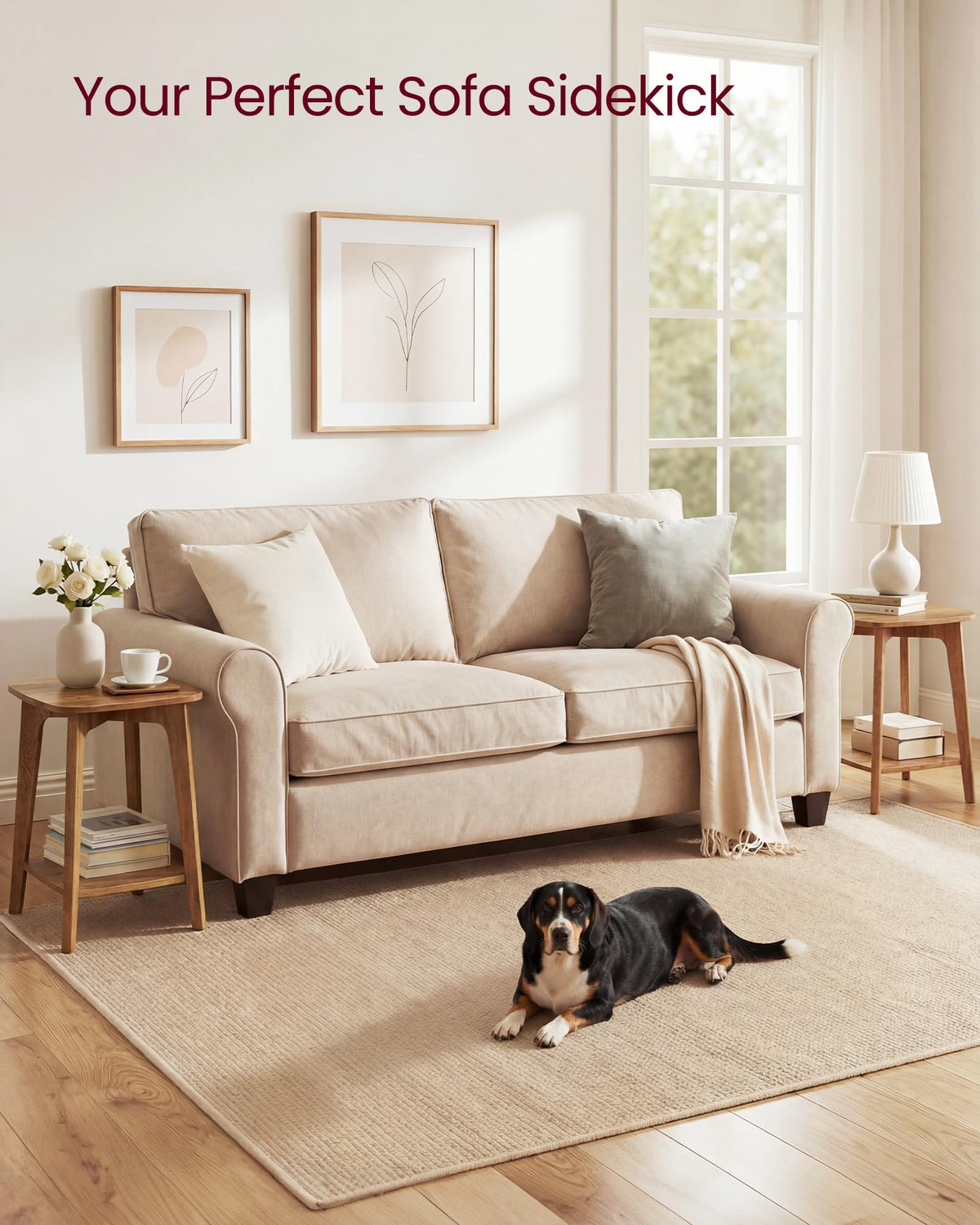 2-Tier Small Square Side Table Set of 2 S376