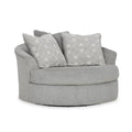Round Velvet Oversized Swivel Accent Chair I483717