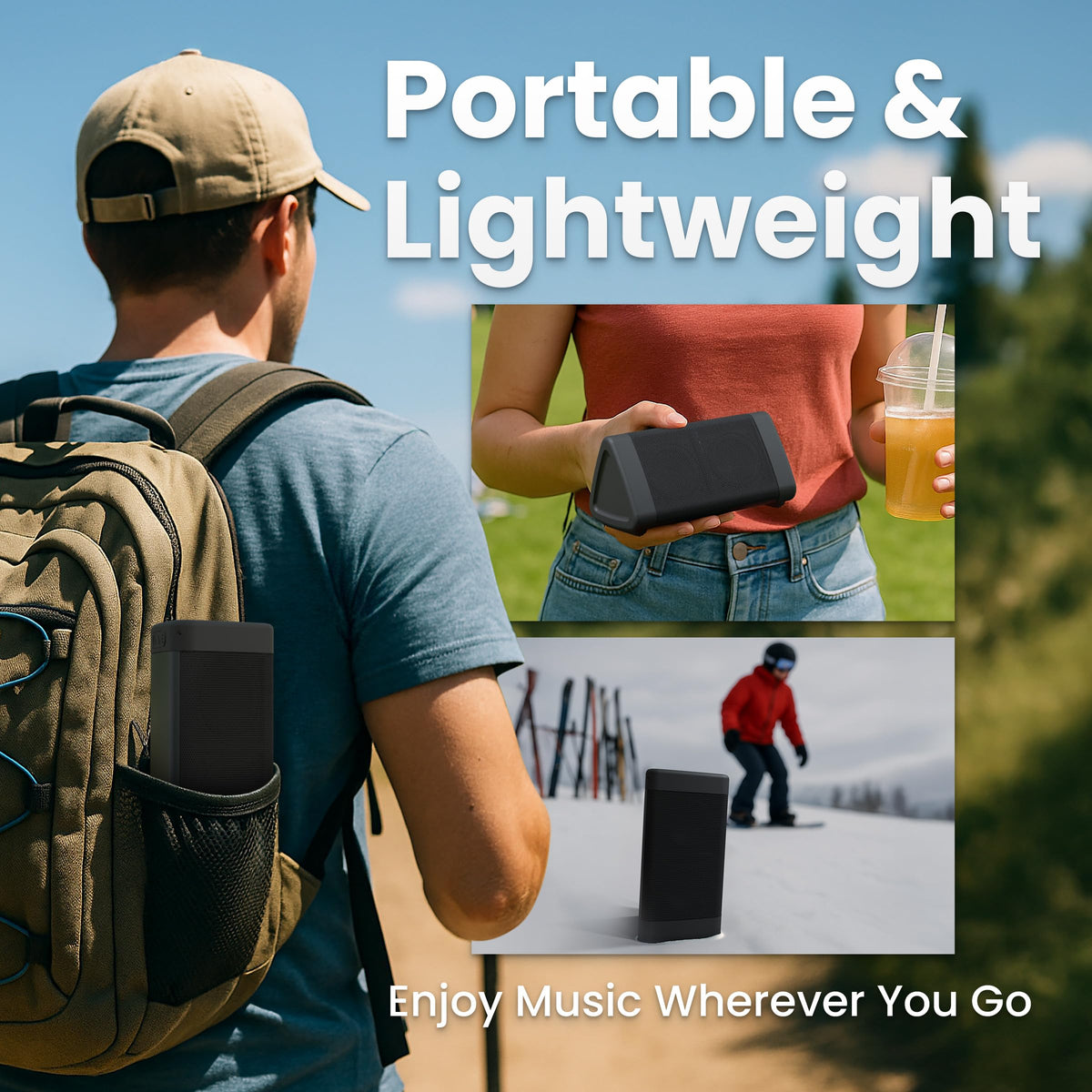 Portable Bluetooth Speaker, 12W I6664