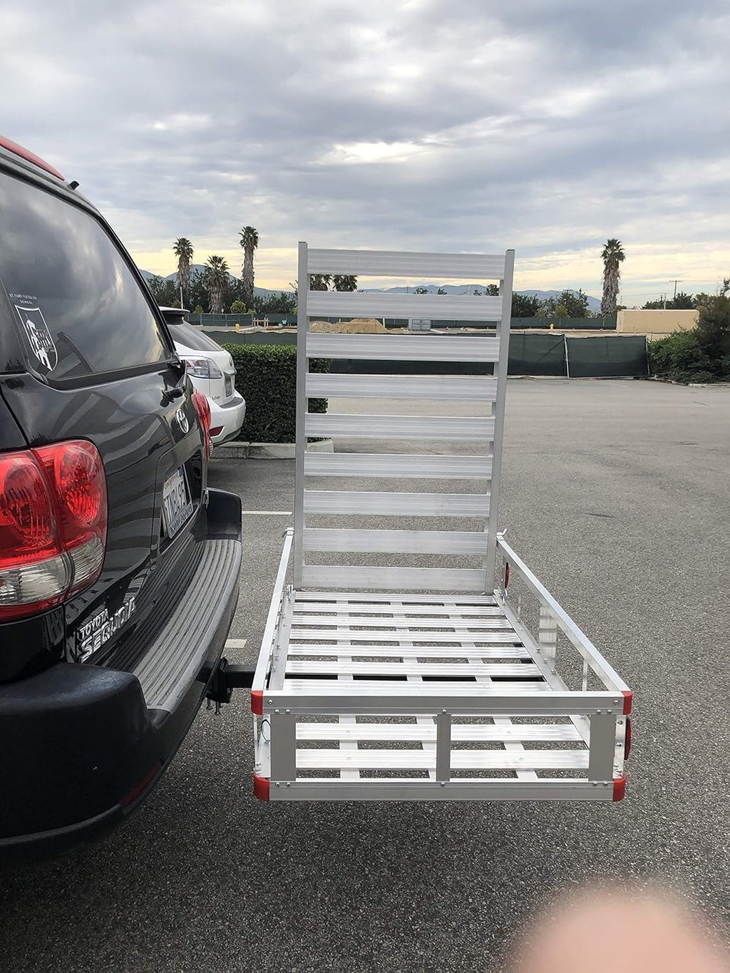 Aluminum Hitch Mount Wheelchair Carrier with 47" Ramp P164688