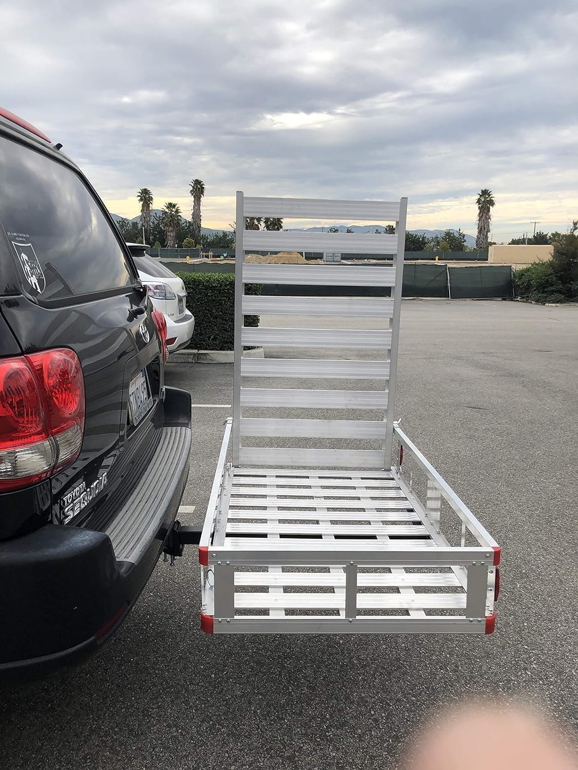 Aluminum Hitch Mount Wheelchair Carrier with 47" Ramp P164688