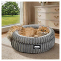 Washable Round Plush Cat Bed H102085