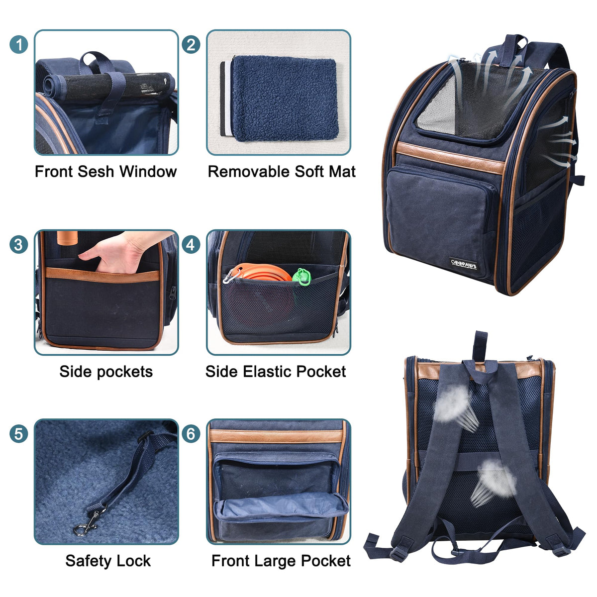 Pet Backpack Carrier P701
