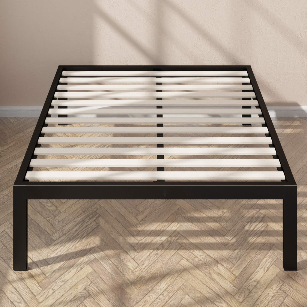 Queen Black Metal Platform Bed Frame T71361