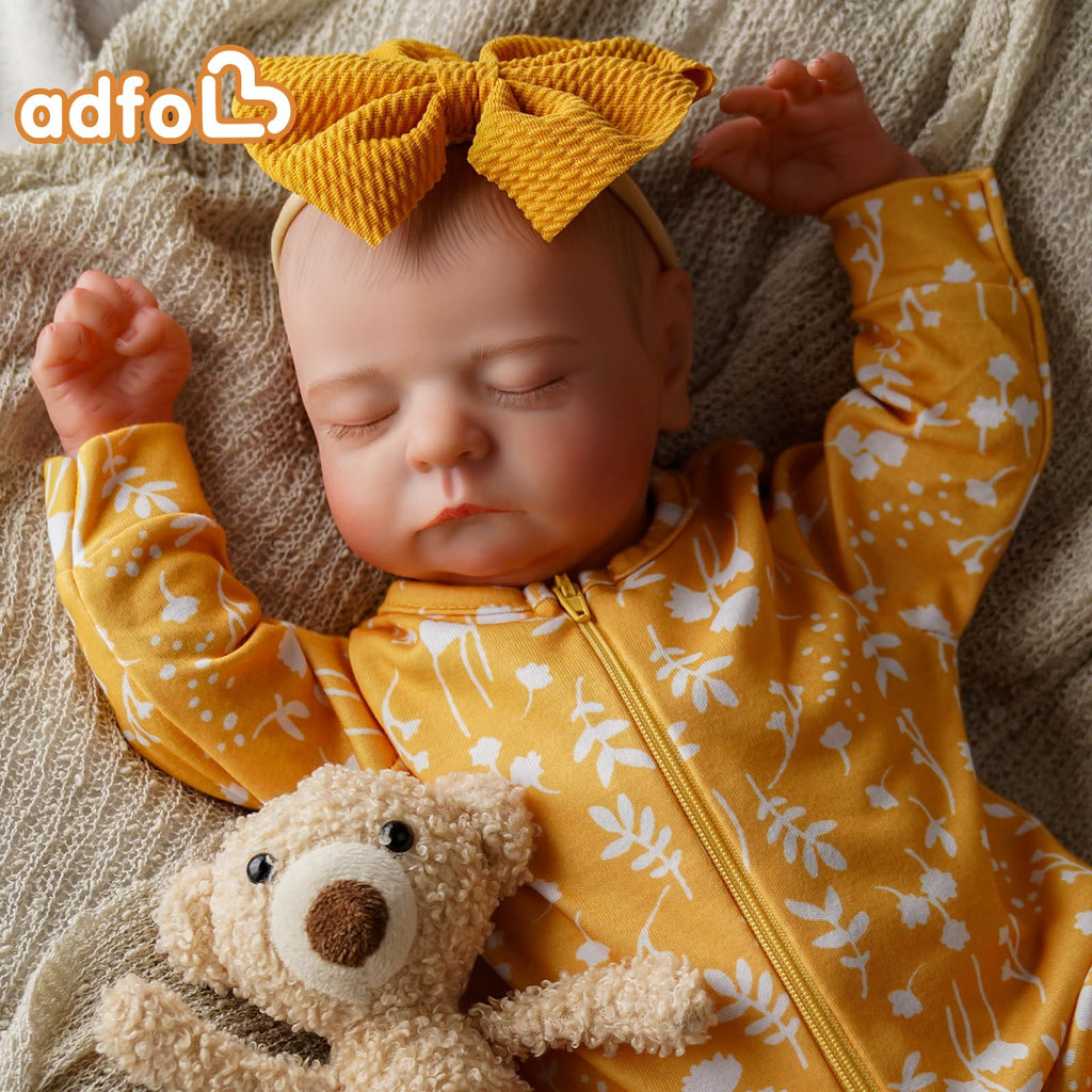 20 Inch Full Vinyl Reborn Baby Dolls Girl F4248