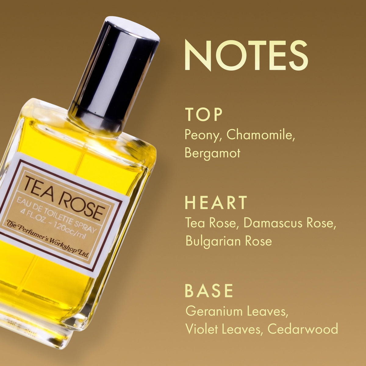 Tea Rose Eau de Toilette Spray 4 fl. oz. Q10070