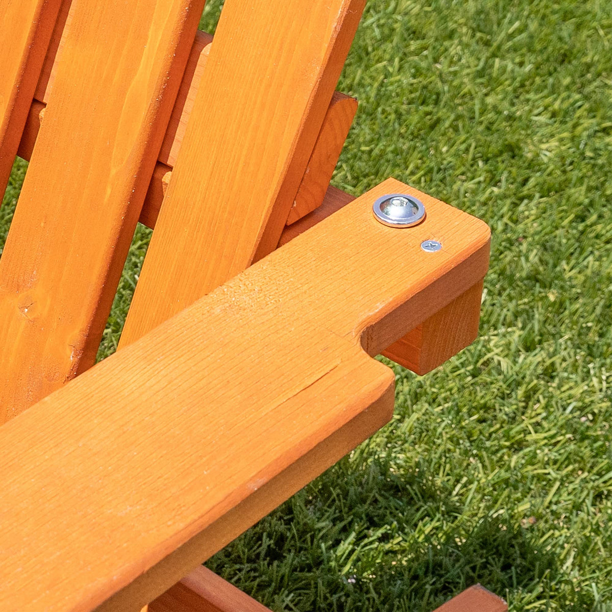Brown Wooden Adirondack Chair D1003