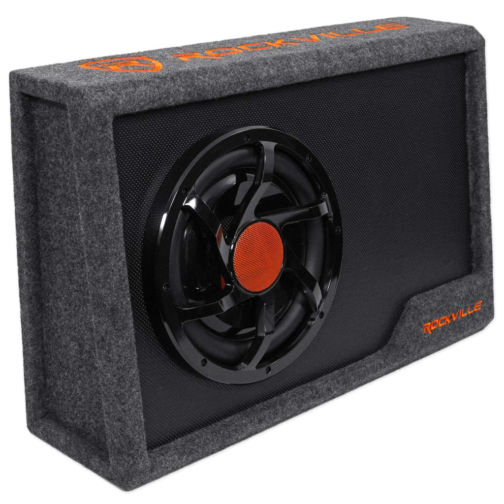 10" Powered Car Subwoofer with Enclosure L482
