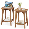 2-Tier Small Square Side Table Set of 2 S376