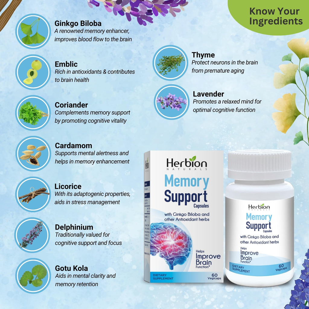 Ginkgo Biloba Capsules 60 Count H2474