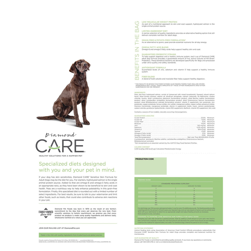 Sensitive Skin Dry Dog Food 25lb U730405