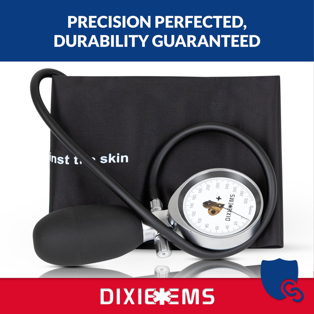 Black Aneroid Sphygmomanometer Blood Pressure Cuff W54771