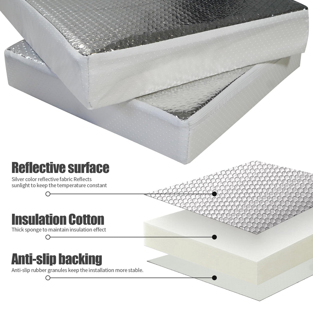 22 x 14 Inch RV Vent Insulator with Reflective Surface I17526