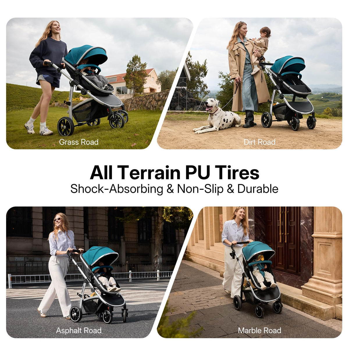 2-in-1 Reversible Baby Stroller Y877411