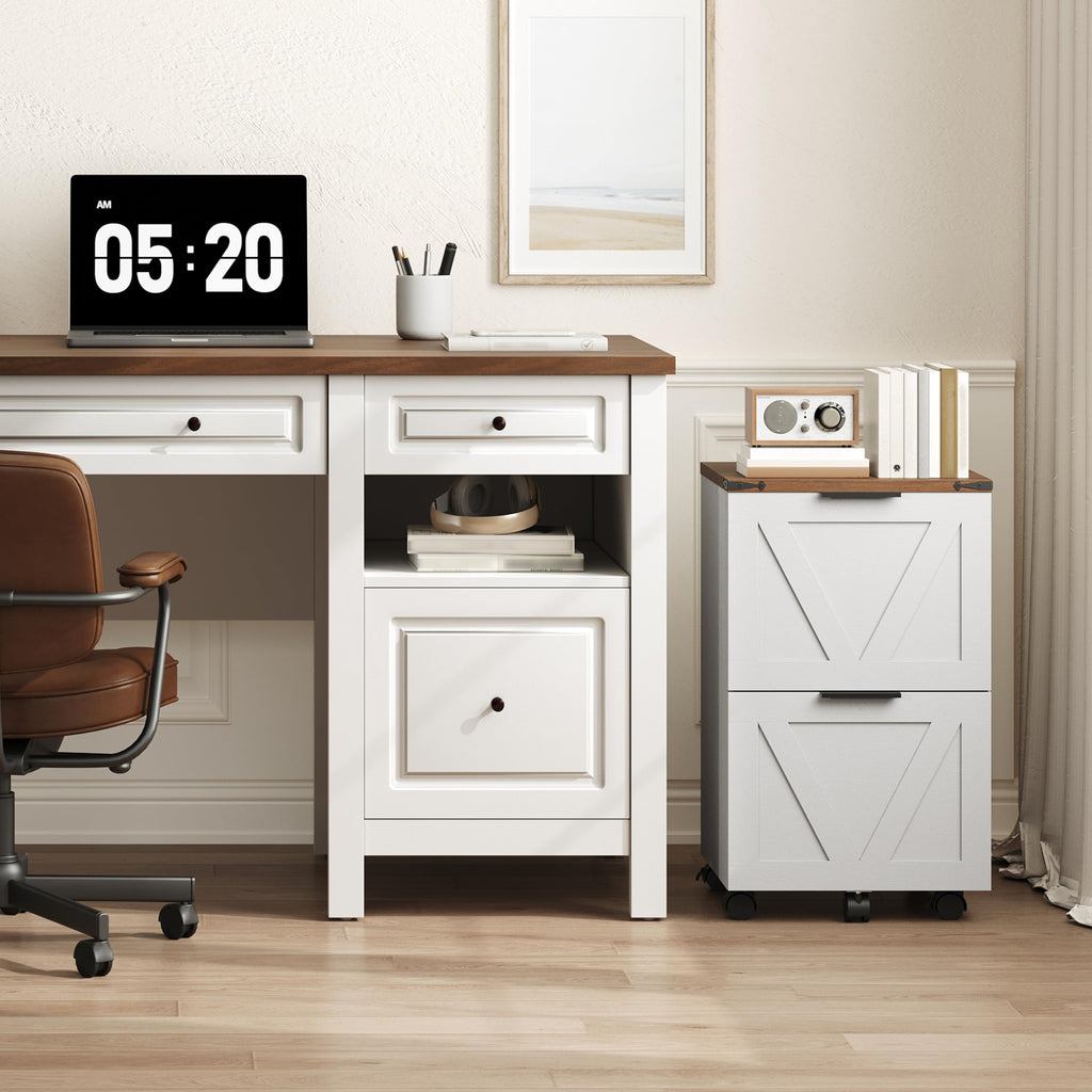 2 Drawers Rolling File Cabinet Q318497