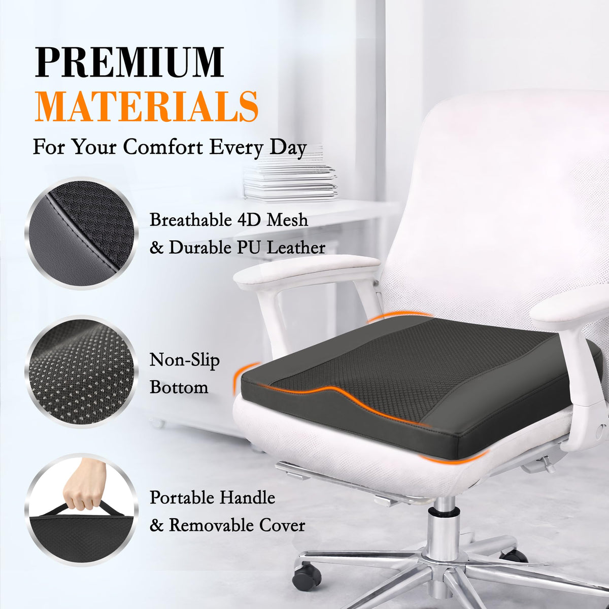 Memory Foam Car Seat Cushion P644085