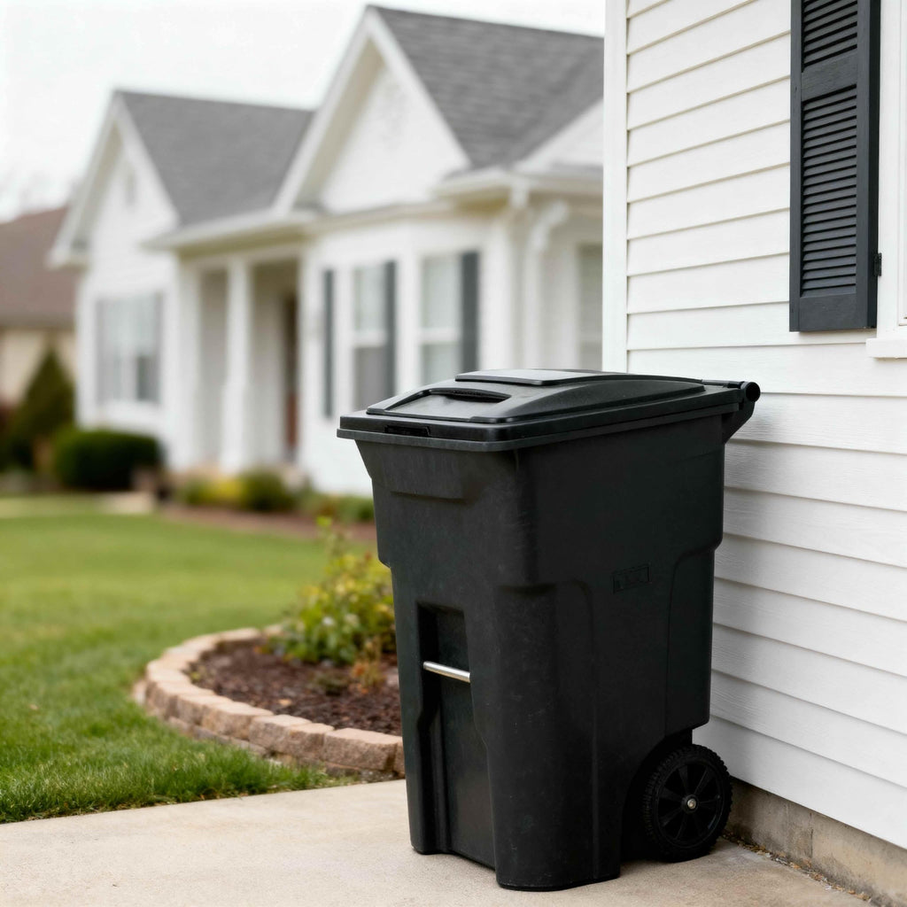 48 Gallon Garbage Cans Trash Cans With 2 Wheels And Lid Heavy Duty F998322
