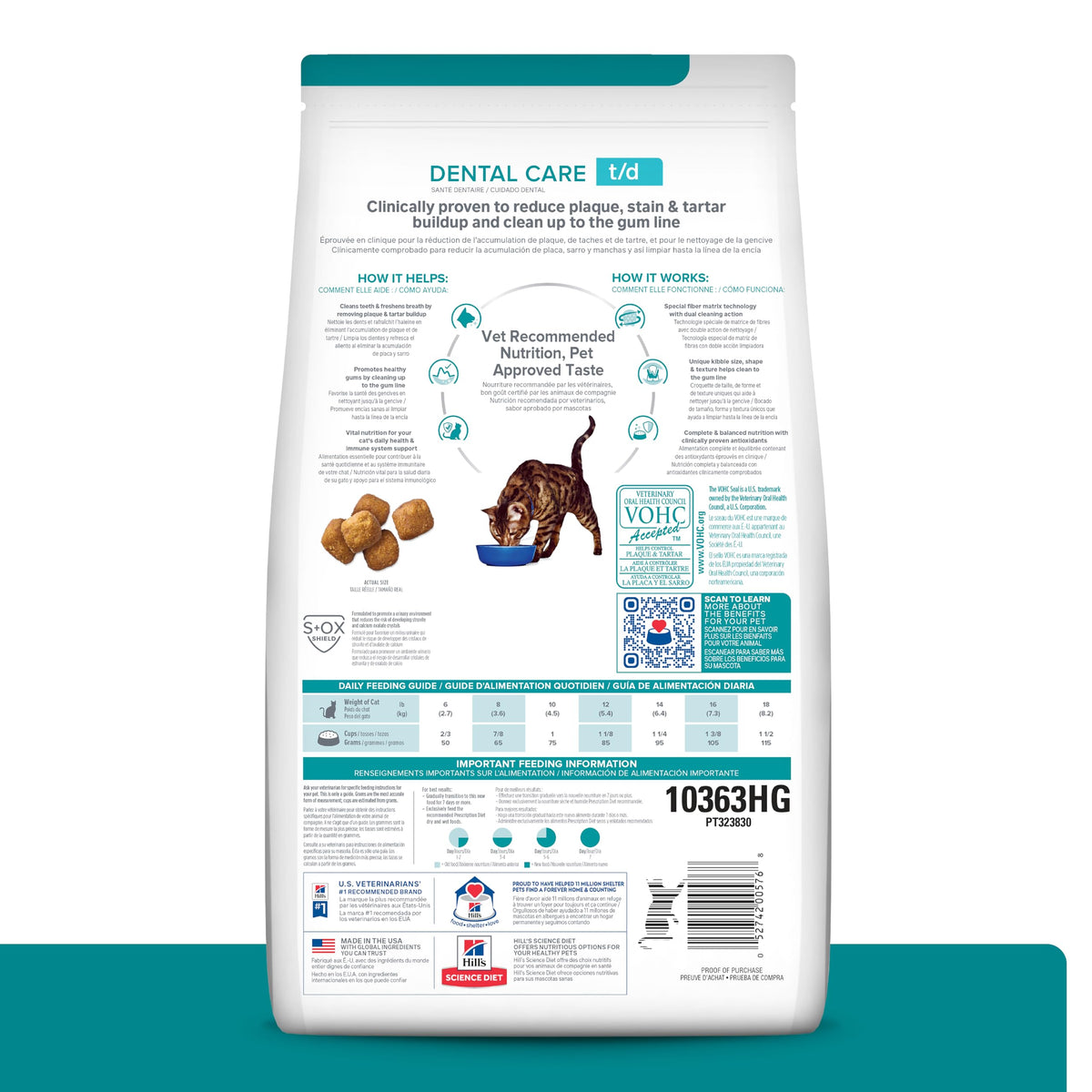 Prescription Diet Dental Care Dry Cat Food S370651