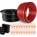 1/0 Gauge Battery Cable Kit 40ft Red/Black CCA Wire M190