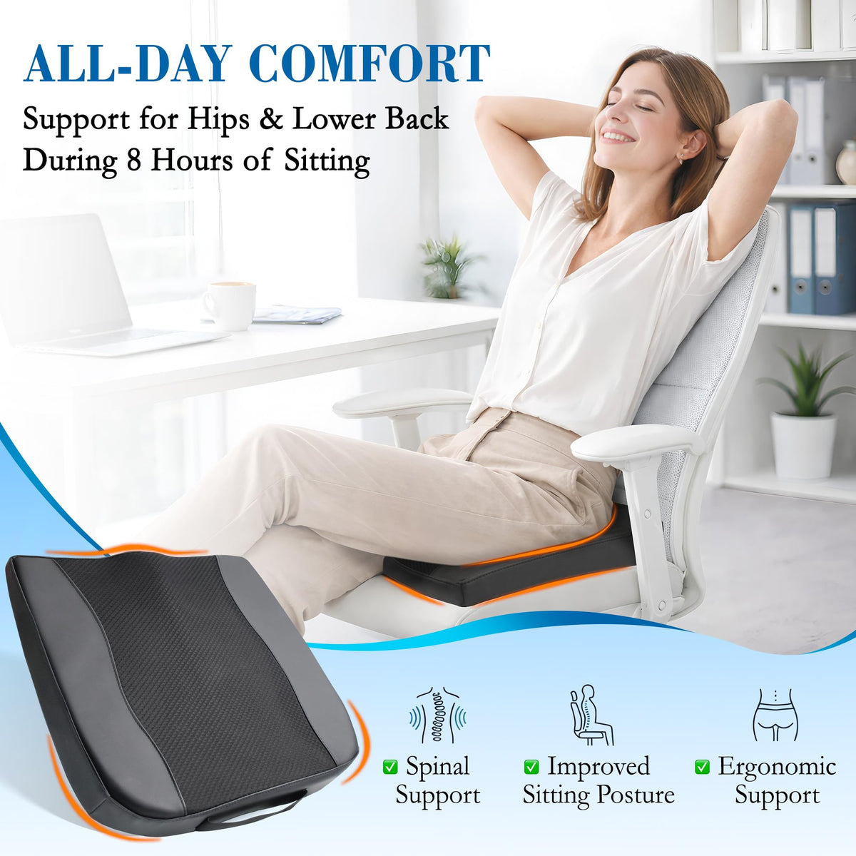 Memory Foam Car Seat Cushion P644085